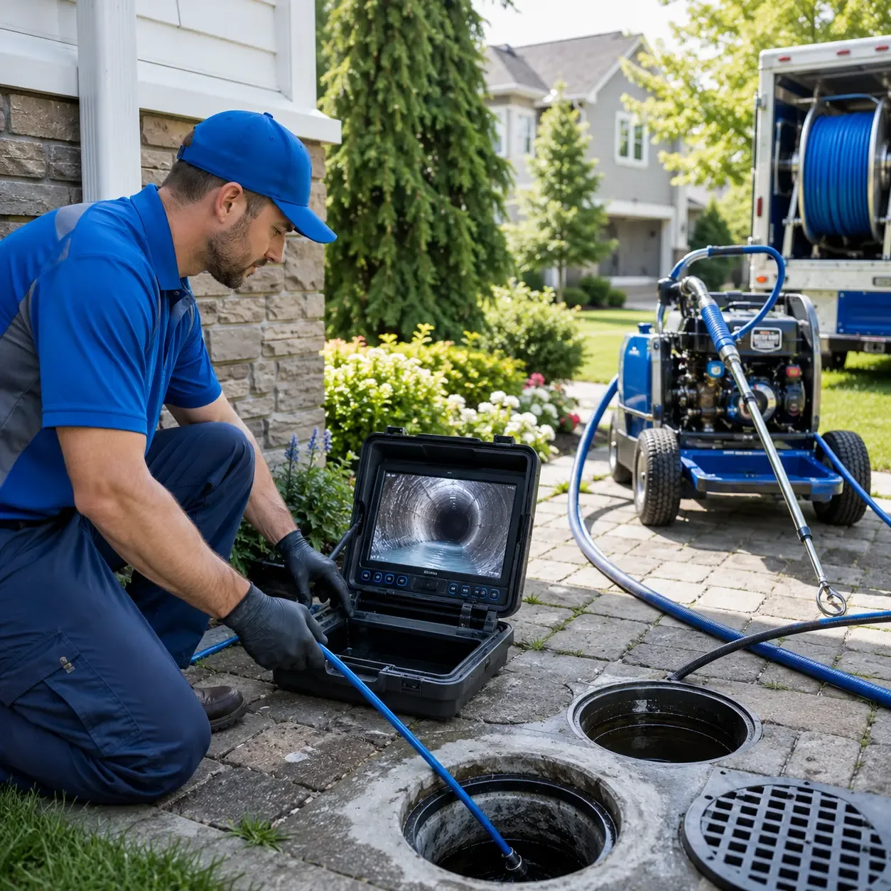 Outdoor drain cleaning professionals serving East Concord, NY